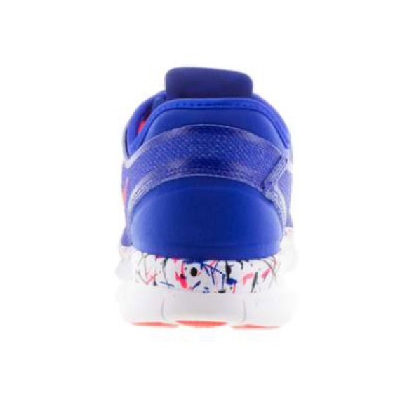 Nike Free 5.0 Blue & Crimson Training Shoe - Picture 4 of 11